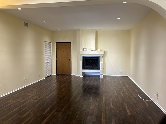 Living Room Large and Open with Fireplace