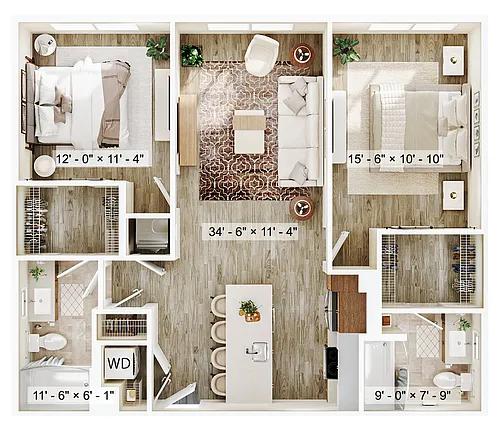 Floor plan River
