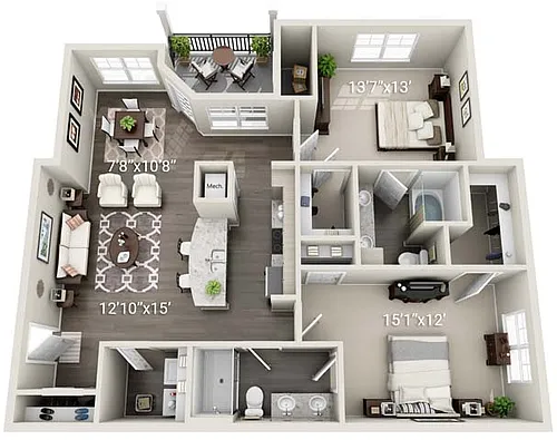 Floor plan B2
