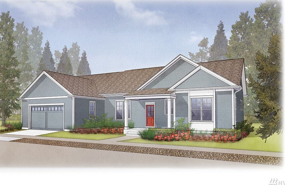 A Rendering of the Skokomish Home Plan.  A large 3 bedroom with a true, oversize Master bedroom.  Be the first to own the Skokomish in Olympic Terrace II
