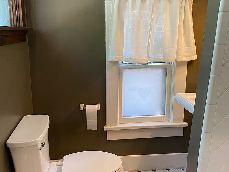 toilet and sink area