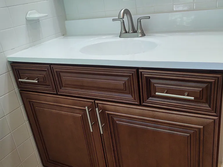 Brand new sink & vanity in full bath!