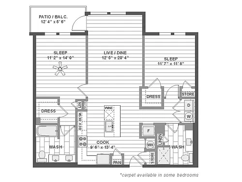 Floor plan C6