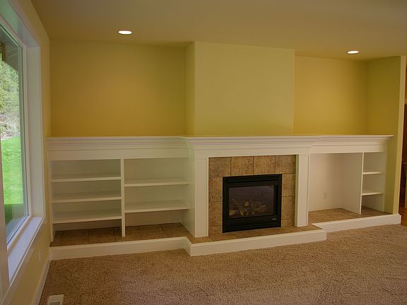 Nice built-in entertainment center