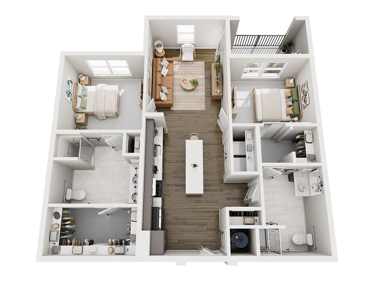 Floor plan B2a