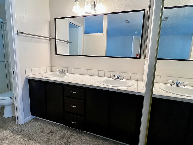 Master bedroom vanity
