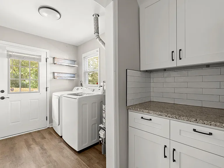View of Laundryroom from kitchen