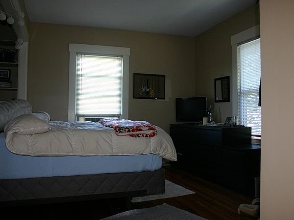 Furniture in this picture is not included but owner has dressers available and metal bed frames.