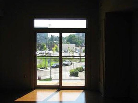 Living room looking out to balcony 