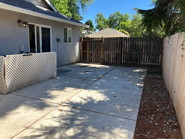 Private Backyard.