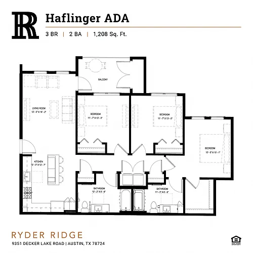 Floor plan Haflinger ADA