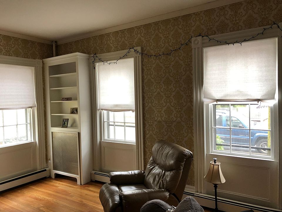Large living room with plenty of light