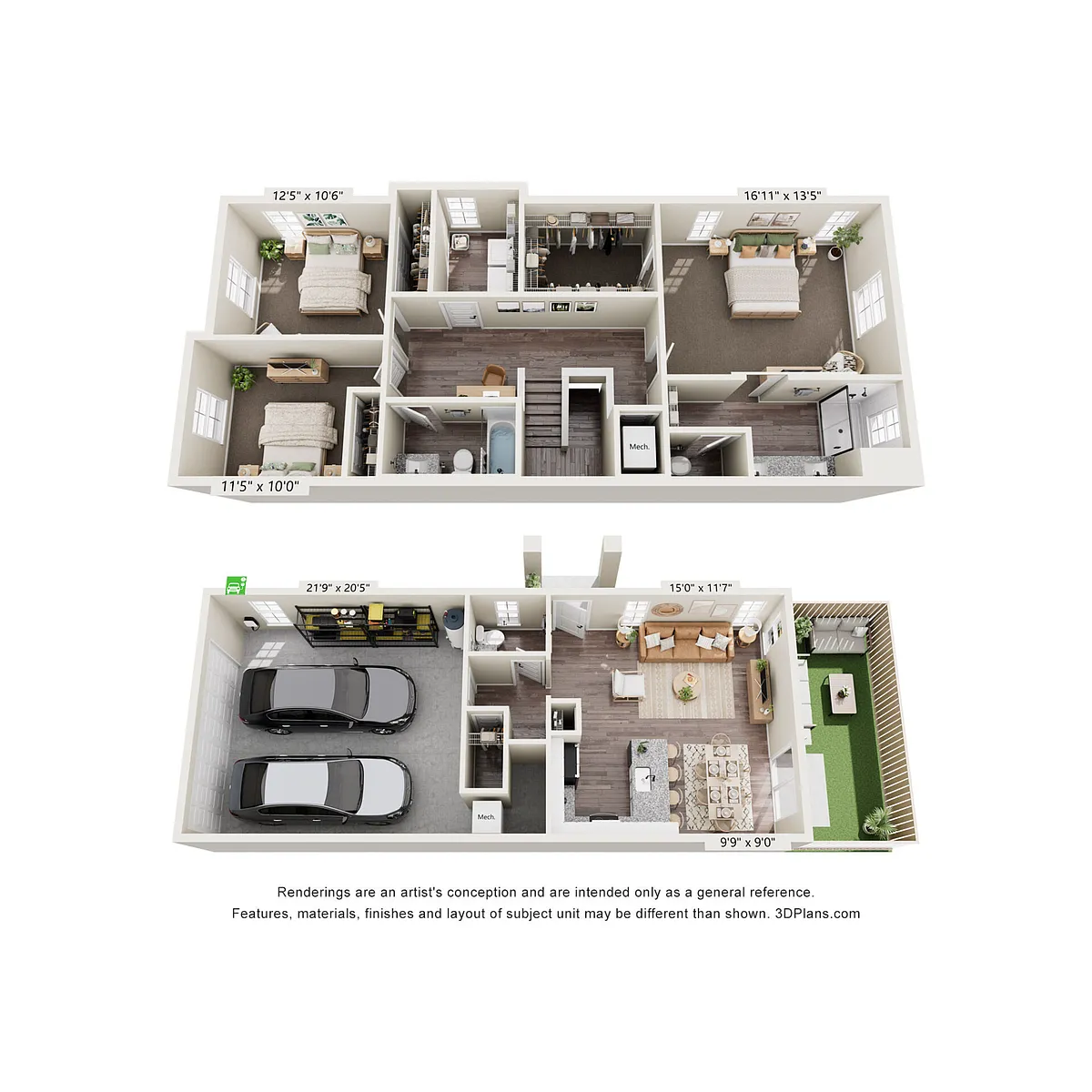 Floor plan 3A