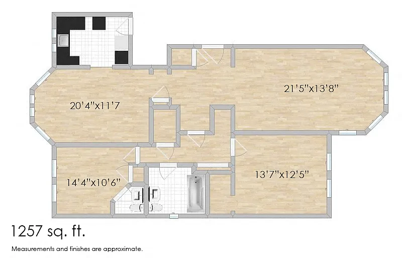 Floor plan 175. N Grove G & H & 179 N. Grove C & D