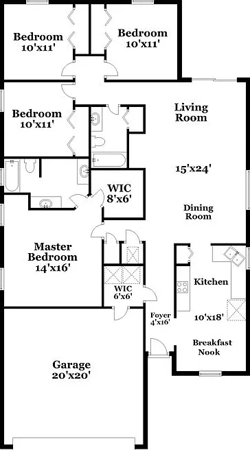 4 bed, 2.0 bath, 1617 sqft, $2,780 — Photo 2