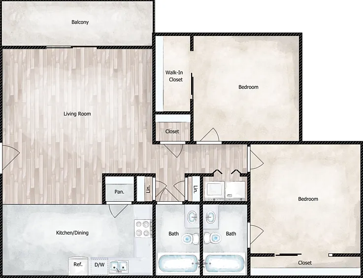Hickory Floorplan Diagram