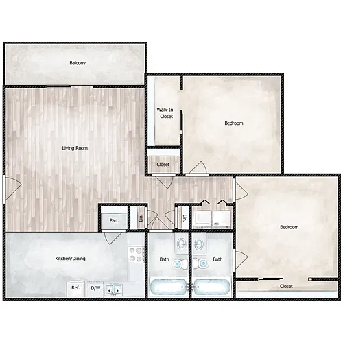 Floor plan Hickory