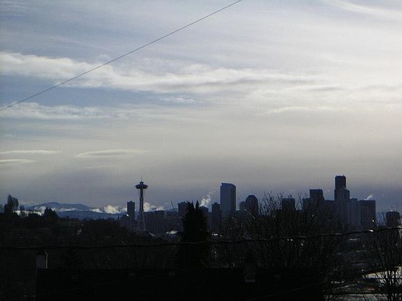 City View on Cloudy Day