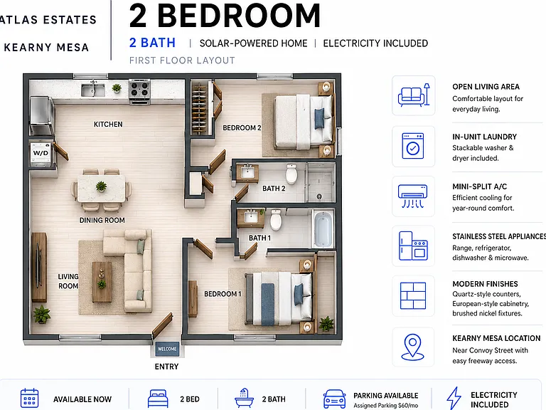 Atlas Street Apartments | Kearny Mesa — Photo 6