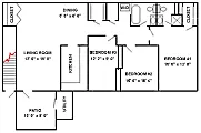 Floor plan 3 Bedroom Garden E