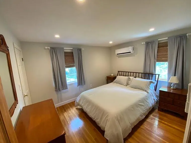 Master bedroom with Queen bed with new memory foam mattress