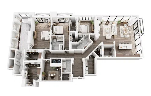 Floor plan PH7
