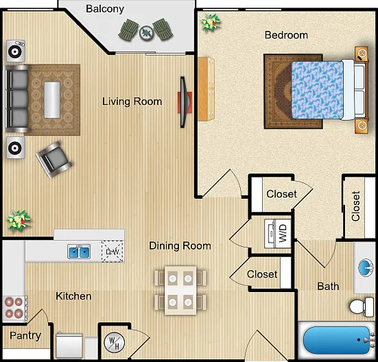 Amalfi Floorplan Diagram