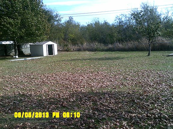 Large fenced yard