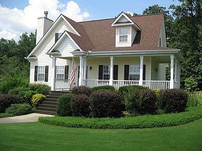 House front close-up