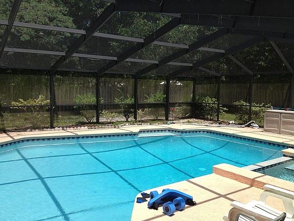 In-ground pool and spa 