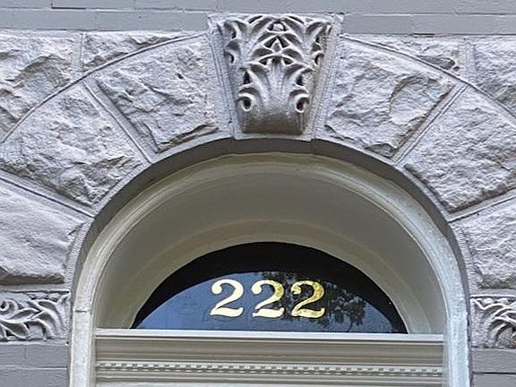 Stone entry detail