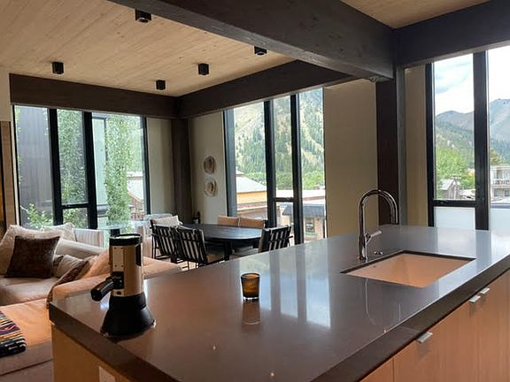 Dining area view from kitchen