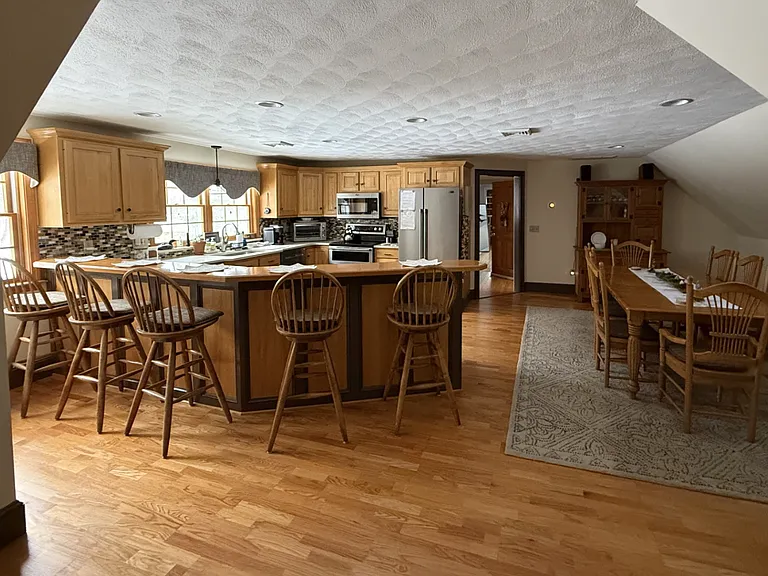 Kitchen - Dining - Bar view