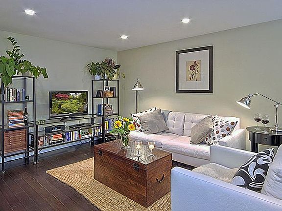 Living room from front door