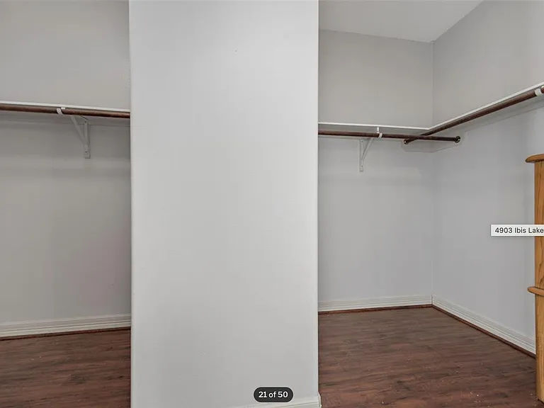 Master bedroom closet