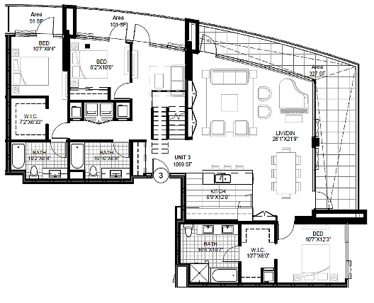 Floor plan SPIRE 3I