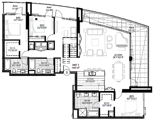 Floor plan SPIRE 3I