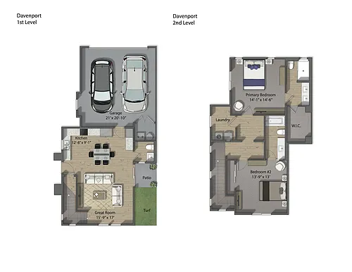 Floor plan Davenport
