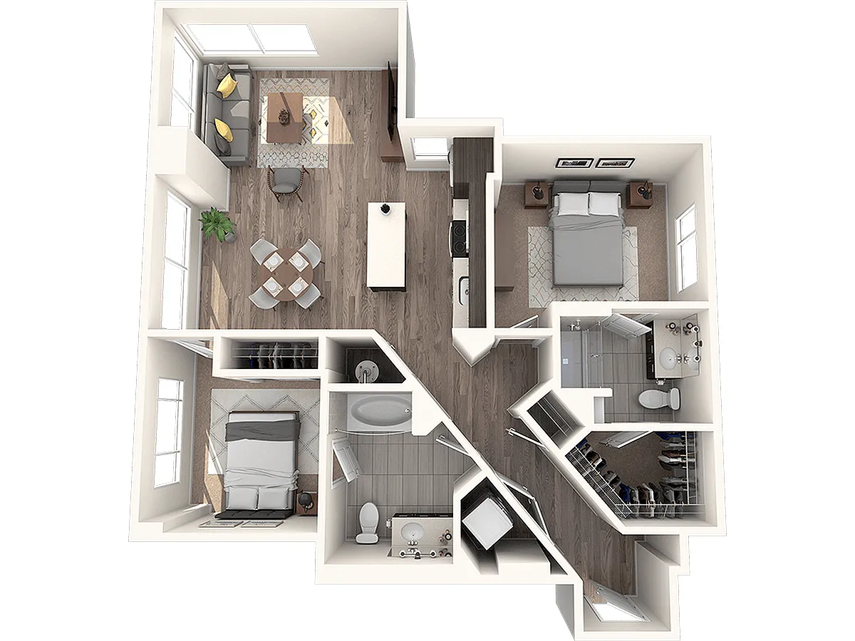Floor plan B1