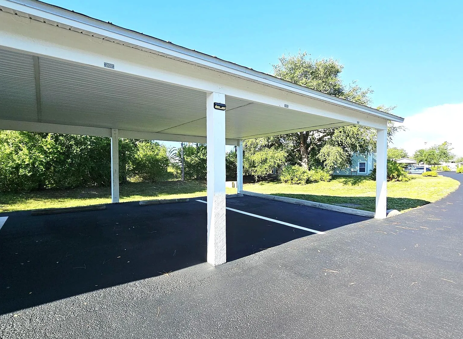 Covered parking