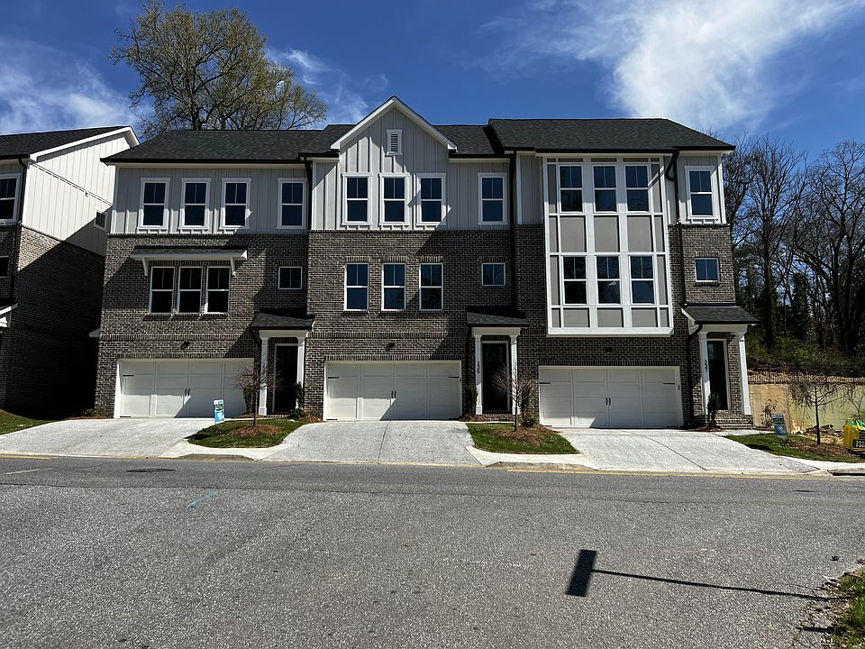 Exterior, townhouse on the right