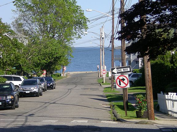 Beach view from Street