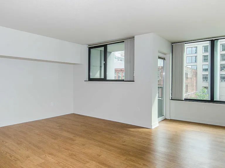 Living Room with Hard Surface Flooring and Balcony