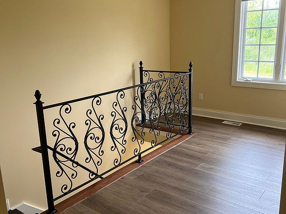 Sitting area top of stairs