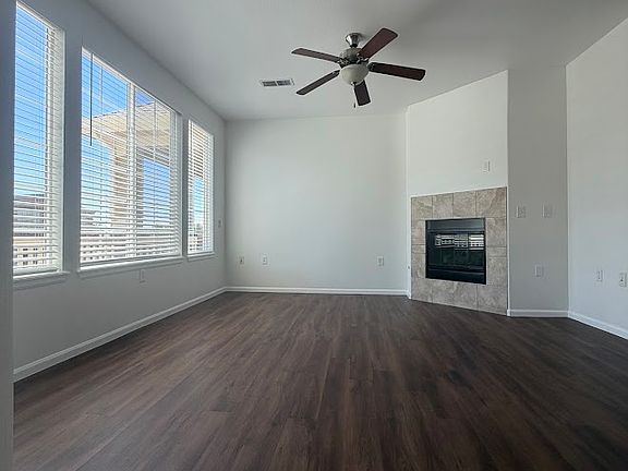 Living room flooded with natural light!