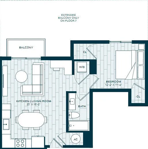 A13 floor plan Crest at Pinecrest