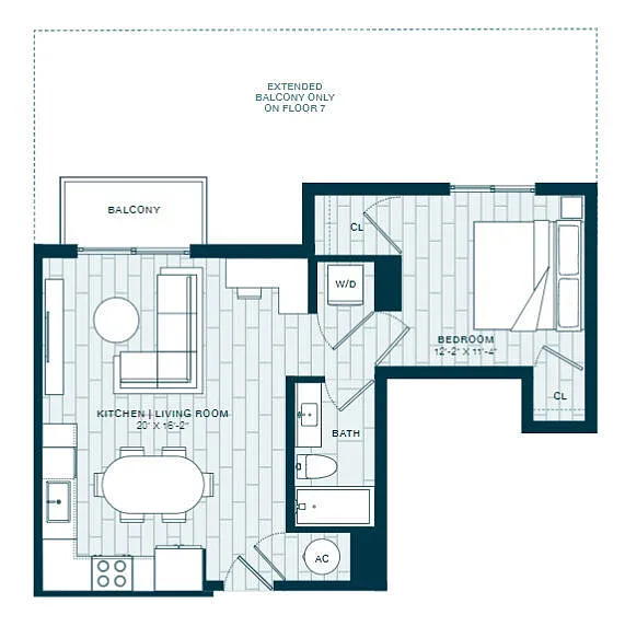Floor plan A13