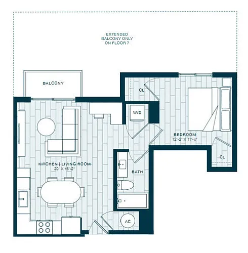Floor plan A13