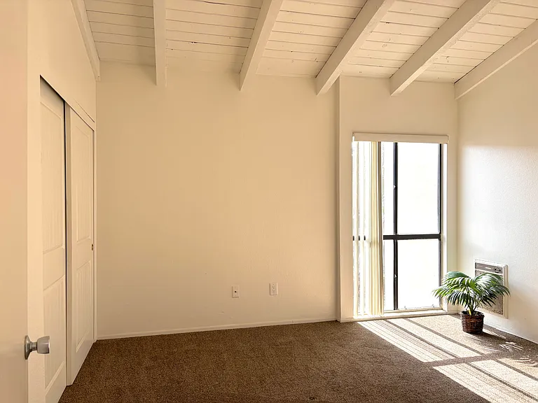Bedroom 1 with vaulted ceiling
Dimensions: 12' x 12.5'