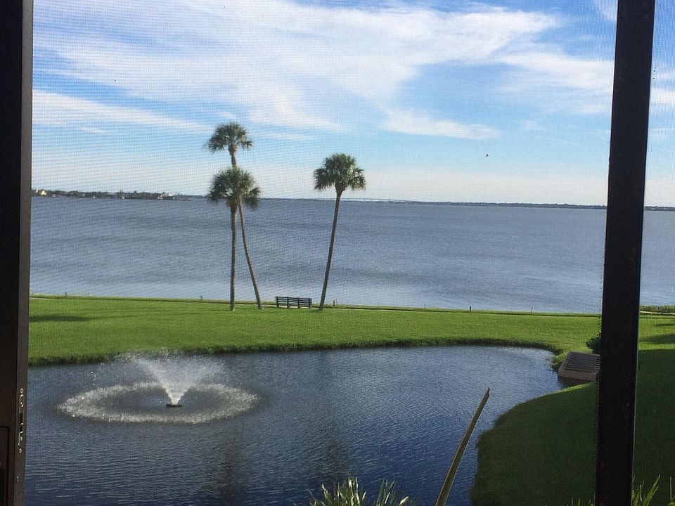 Beautiful panoramic water view from the balcony, living room & bedrooms!